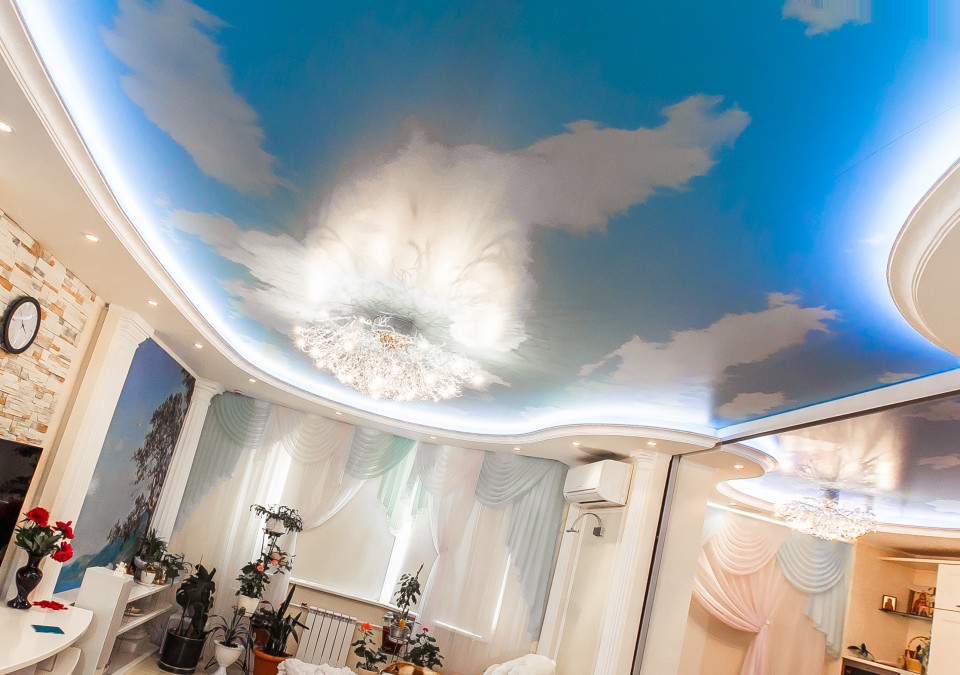 Заказать потолок с фотопечатью в г. Шилка